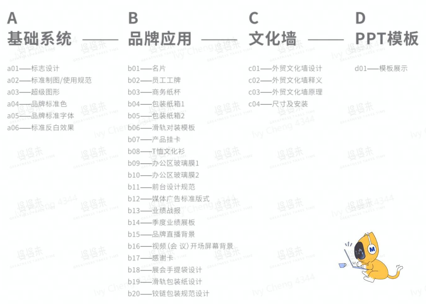 企业VI清单